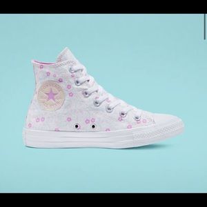 Floral Chuck Taylor All Star Wht/P Pink/Ocean Mint
